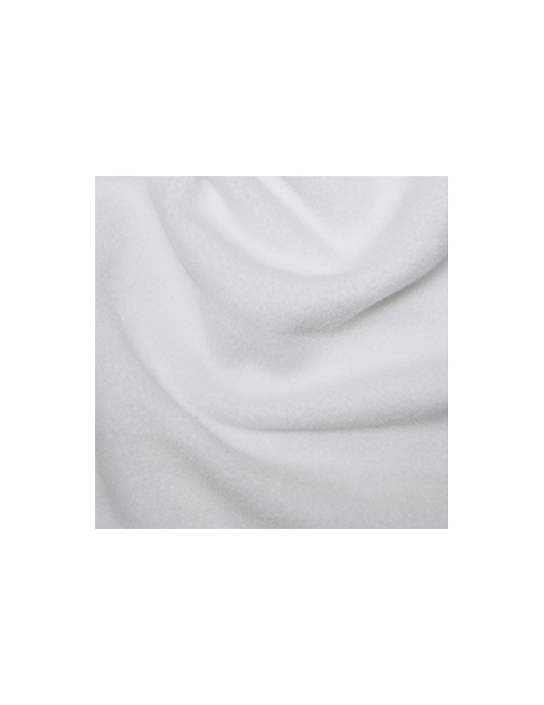 White Premium Anti-Pill Polar Fleece Fabric