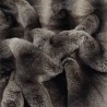 Super Deluxe Luxury Faux Fur Fabric Material - Mixed Brown Stripe - 3133