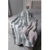 Sodes Lynx Black & White w/ Silver Polar Fleece High Quality Super Deluxe Throw