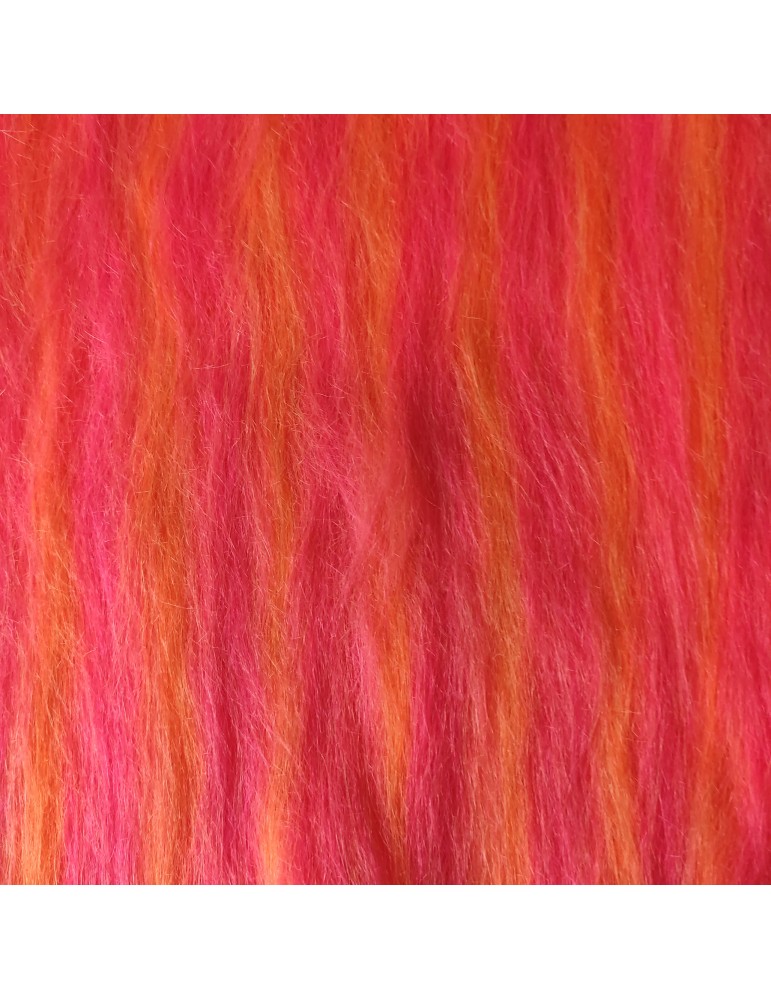 Multicoloured Faux Fur Fabric