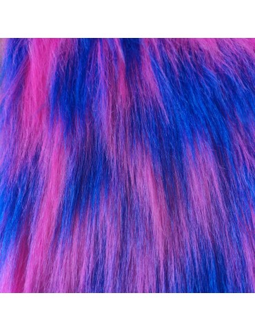 Multicoloured Faux Fur Fabric