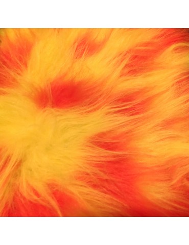 Multicoloured Faux Fur Fabric