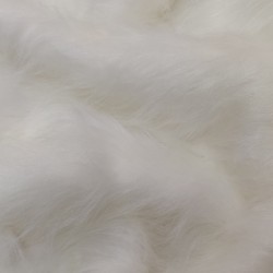 White Luxury Long Haired Faux Fur Fabric