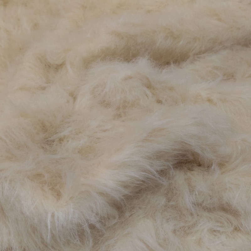 Toffee Luxury Long Haired Faux Fur Fabric