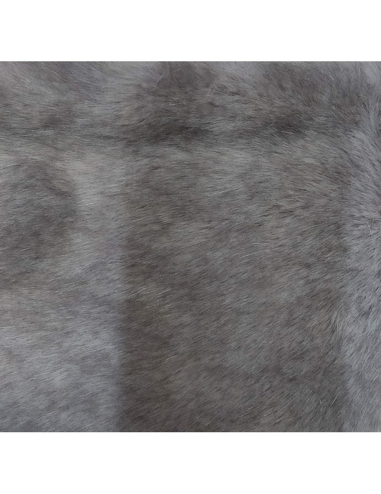 Grey Super Luxury Faux Fur Fabric