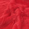 Red Luxury Long Haired Faux Fur Fabric