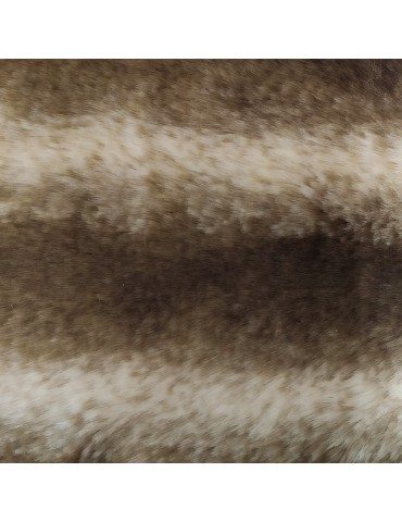 Antelope Stripe Super Luxury Faux Fur Fabric