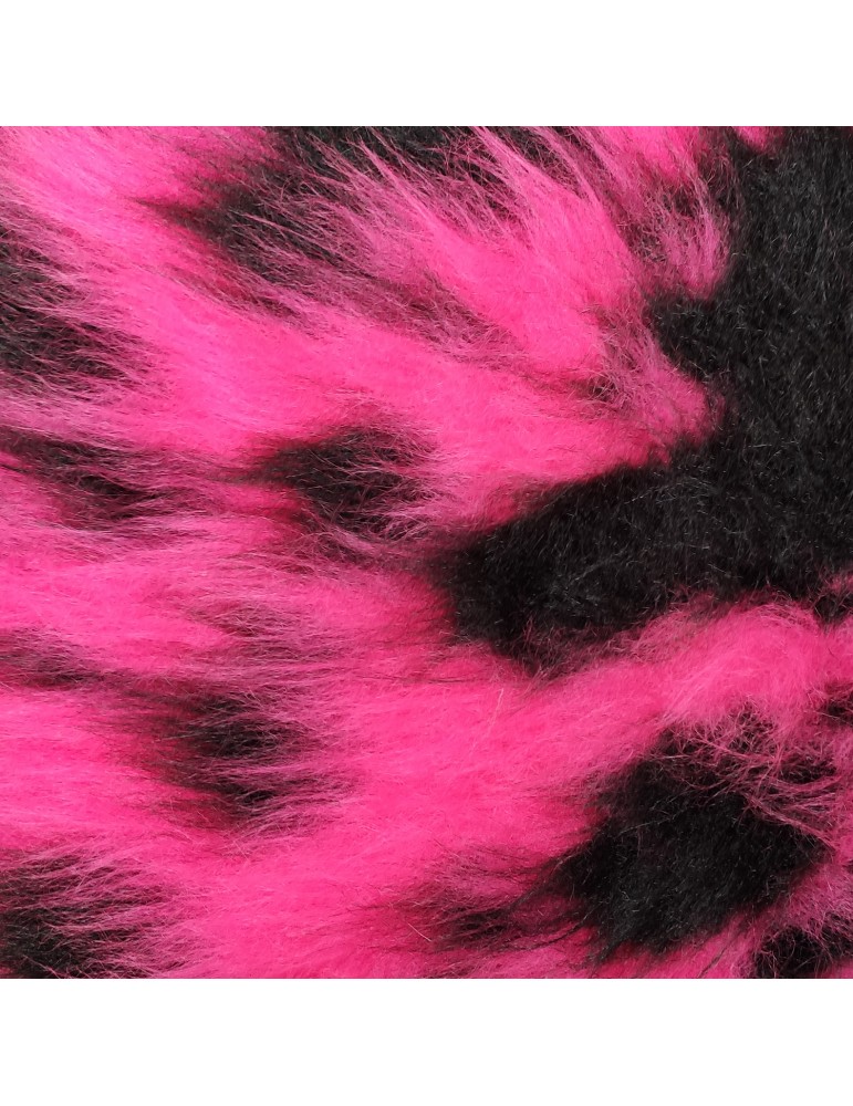 Multicoloured Faux Fur Fabric