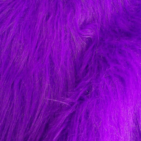 Purple Luxury Long Haired Faux Fur Fabric