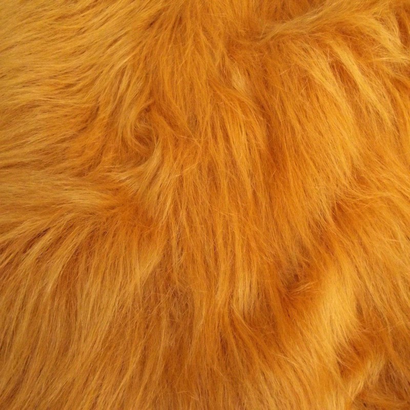 Honey Luxury Long Haired Faux Fur Fabric