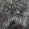 Grey Luxury Long Haired Faux Fur Fabric