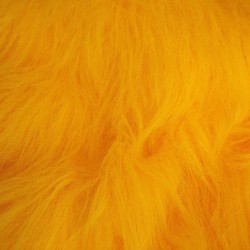 Marigold Luxury Long Haired Faux Fur Fabric