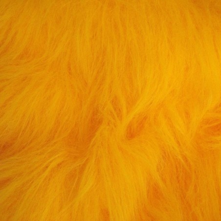 Marigold Luxury Long Haired Faux Fur Fabric