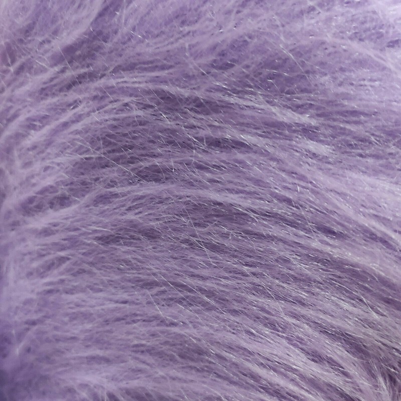 Lilac Luxury Long Haired Faux Fur Fabric