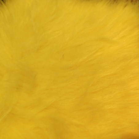 Flo Yellow Luxury Long Haired Faux Fur Fabric