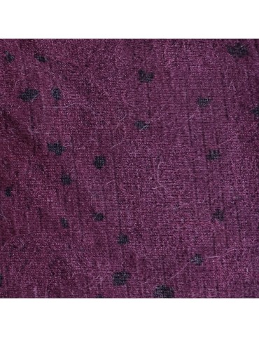 Purple Black Fleck Super Luxury Faux Fur Fabric