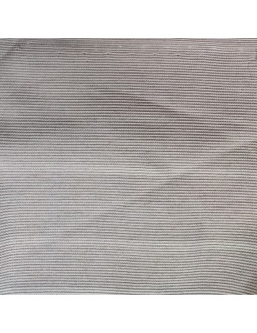 Silver 1" Vertical Stripe Super Luxury Faux Fur Fabric