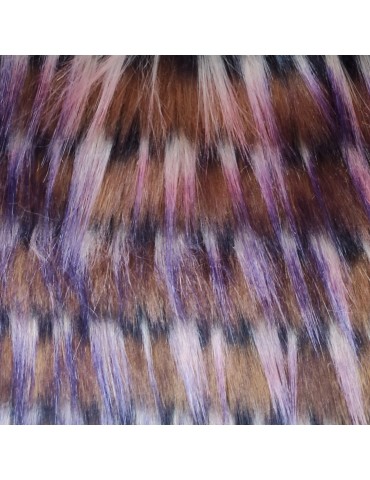 Multicolour Super Luxury Faux Fur Fabric