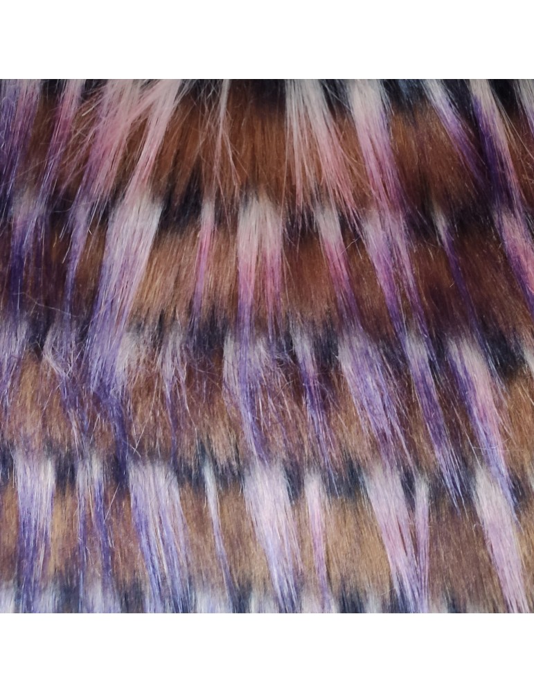 Multicolour Super Luxury Faux Fur Fabric