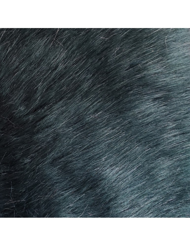 Dark Green Super Luxury Faux Fur Fabric