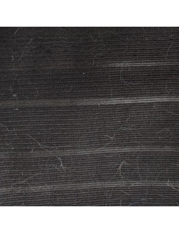 Black 1" Vertical Groove Super Luxury Faux Fur Fabric