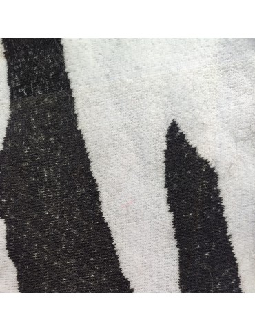 Black & White Super Luxury Faux Fur Fabric