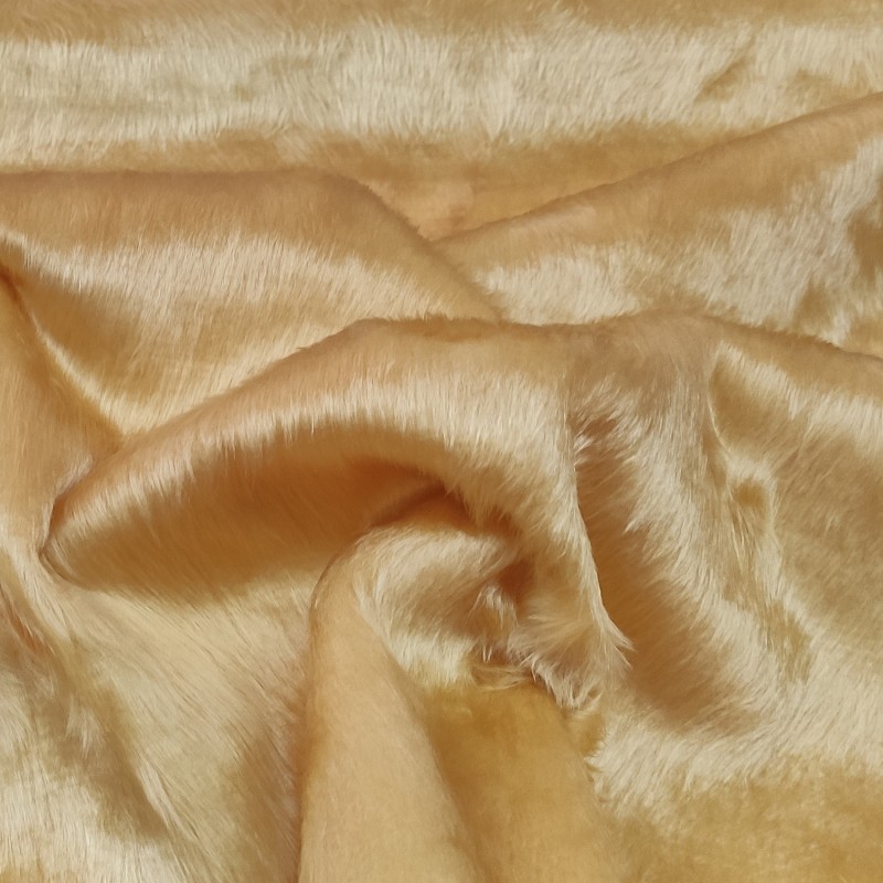 Oatmeal Standard Short Pile Faux Fur Fabric