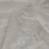 White Standard Short Pile Faux Fur Fabric