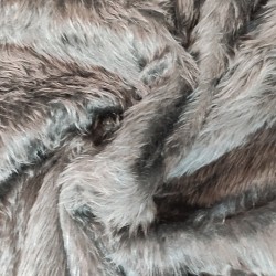 Dark Grey Standard Short Pile Faux Fur Fabric