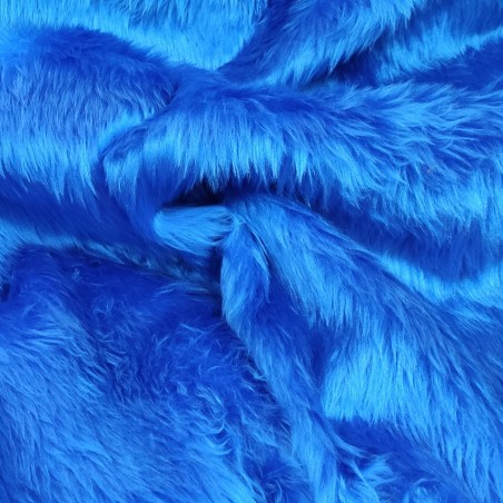 Cobalt Standard Short Pile Faux Fur Fabric