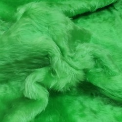 Lime Standard Short Pile Faux Fur Fabric