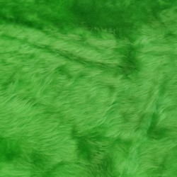 Lime Standard Short Pile Faux Fur Fabric