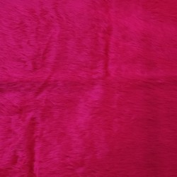 Magenta Standard Short Pile Faux Fur Fabric