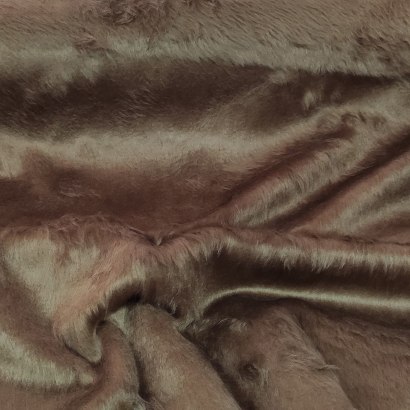Nutmeg Standard Short Pile Faux Fur Fabric