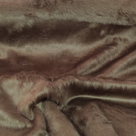 Nutmeg Standard Short Pile Faux Fur Fabric