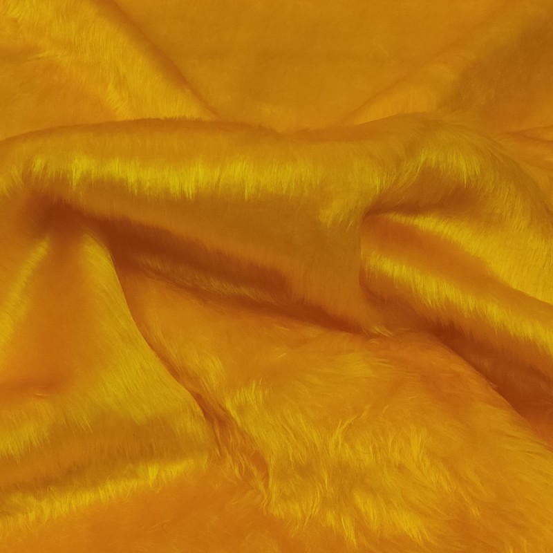 M/Gold Premium Short Pile Faux Fur Fabric