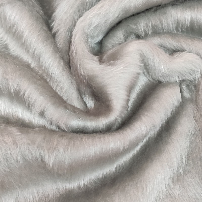 Silver Fox Premium Short Pile Faux Fur Fabric