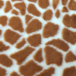 Giraffe Style 2 Jacquard Fur Fabric - R2 Quality