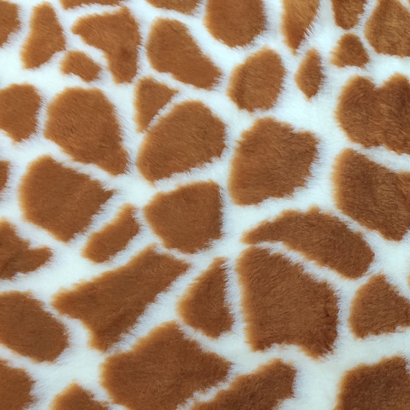 Giraffe Style 2 Jacquard Fur Fabric - R2 Quality