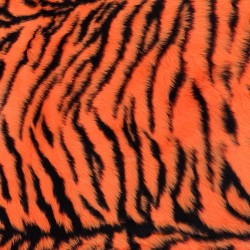 Tango Tiger Jacquard Fur Fabric - R2 Quality