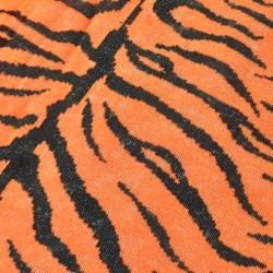Tango Tiger Jacquard Fur Fabric - R2 Quality