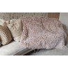 Mongolian Tan & White With Oatmeal Lining High Quality Super Deluxe Throw